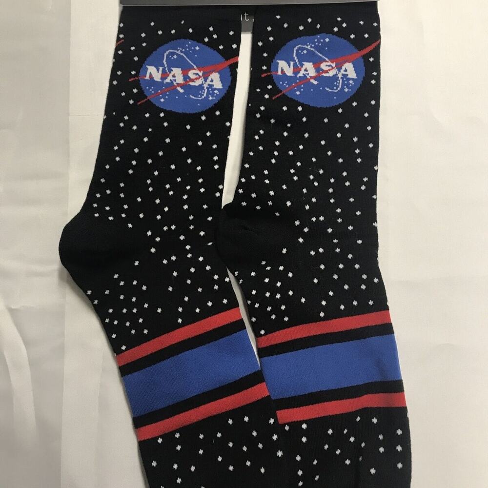 NASA Space Socks NEW Odd Sox Men's Shoe Size 6-13 Fun Gift outer space authentic